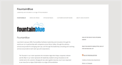 Desktop Screenshot of fountainblue.biz